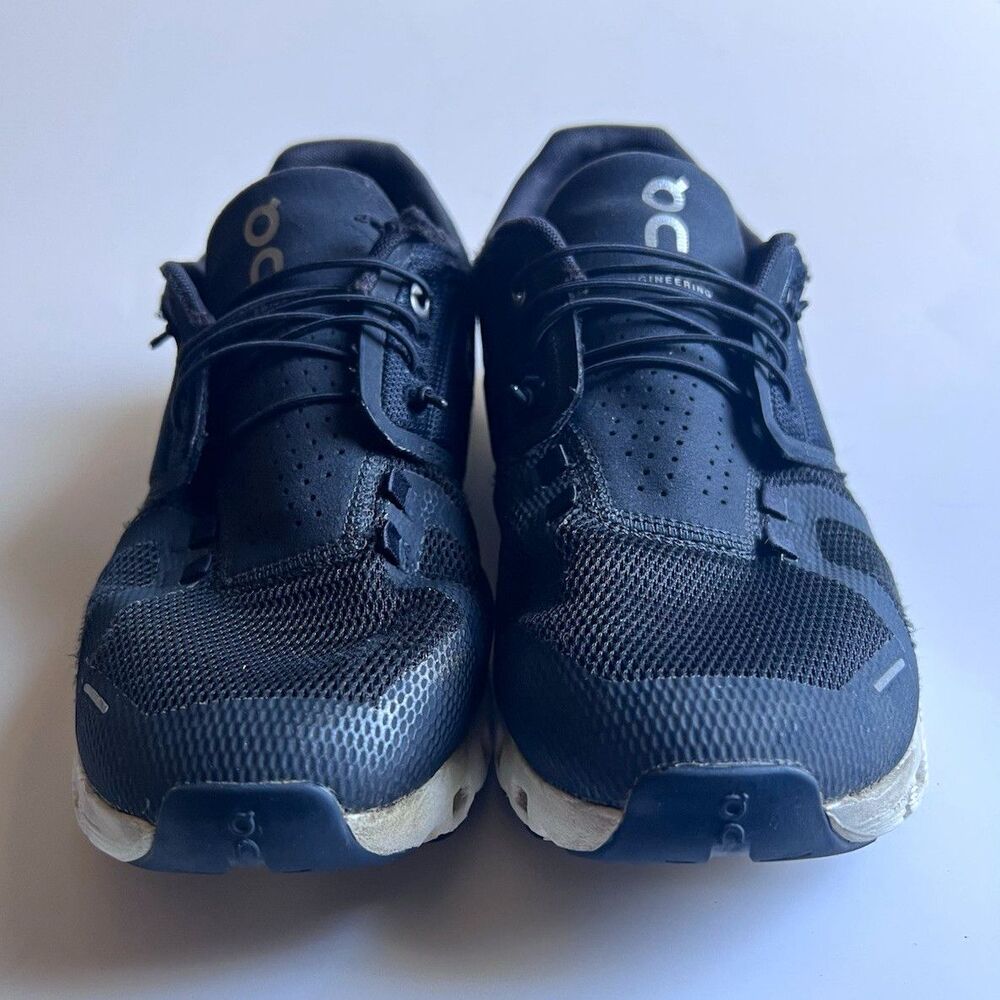 On Men’s Black/White Low Top Lace Up Athletic Sneakers Activewear US 10